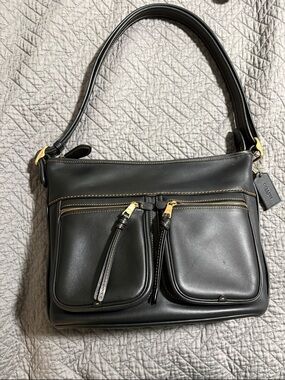 Coach Andie in black Glovetanned leather